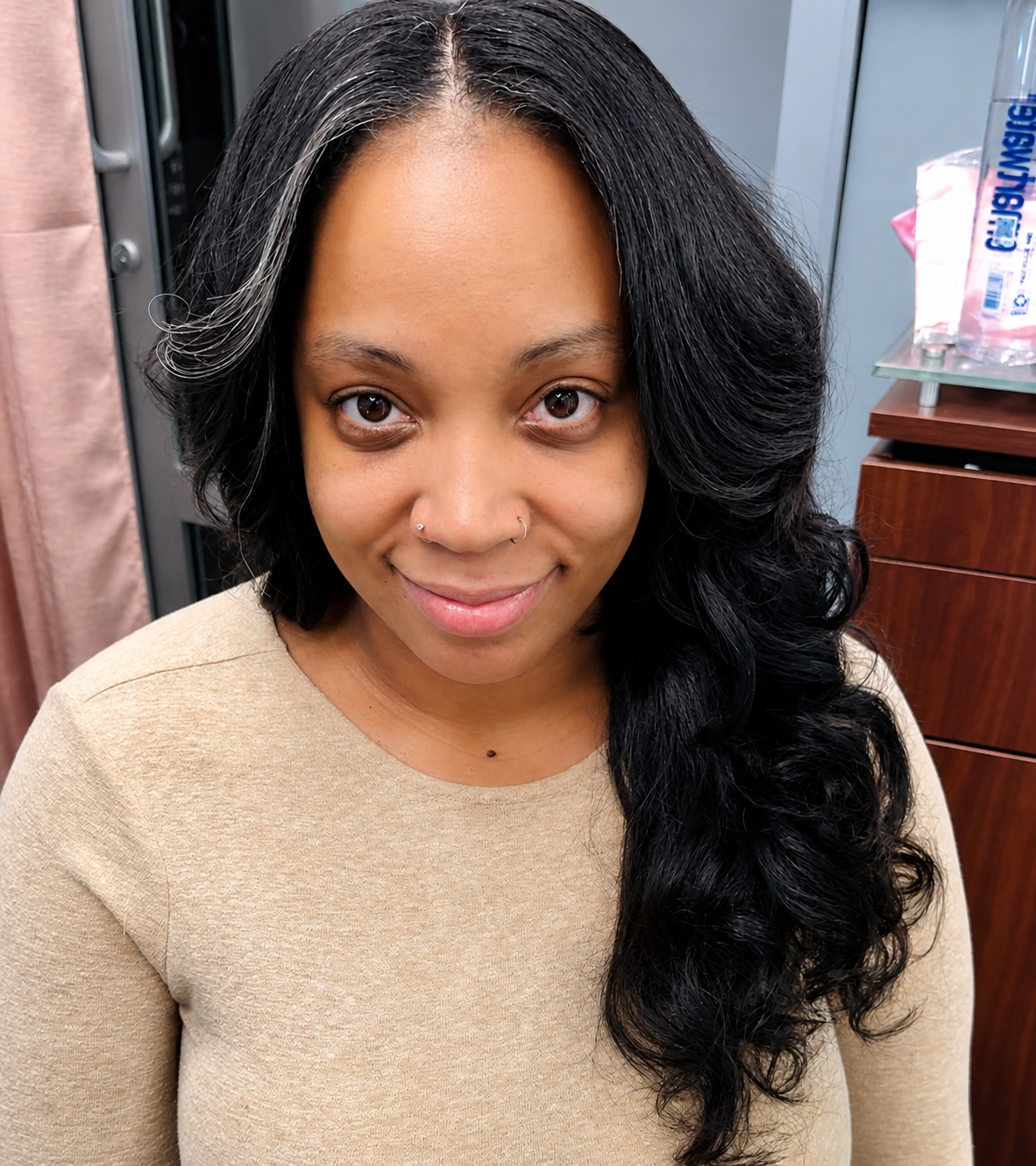 Full K-tip install with a clean visible part and long black waves