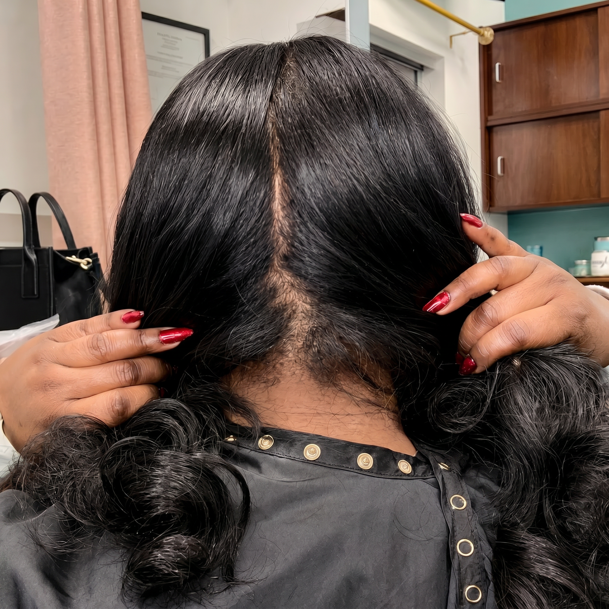 Seamless K-tip install from behind showing clean part and blended placement